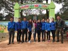 Đoàn viên thanh niên Sở Giao thông Vận tải chụp ảnh lưu niệm tại điểm Trường mầm non xã Ba Tầng