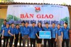 Đoàn Khối các cơ quan tỉnh bàn giao công trình thanh niên "Ánh sáng đường quê" tại xã Triệu Long, huyện Triệu Phong