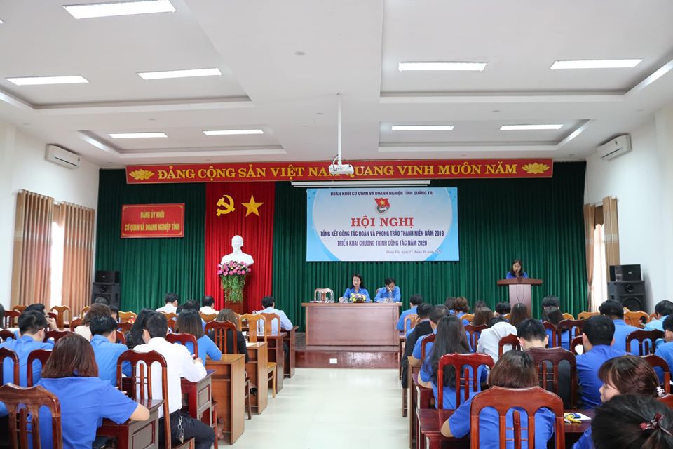 Đoàn Khối Cơ quan và Doanh nghiệp tỉnh tổ chức Hội nghị Tổng kết Công tác Đoàn và Phong trào thanh niên năm 2019